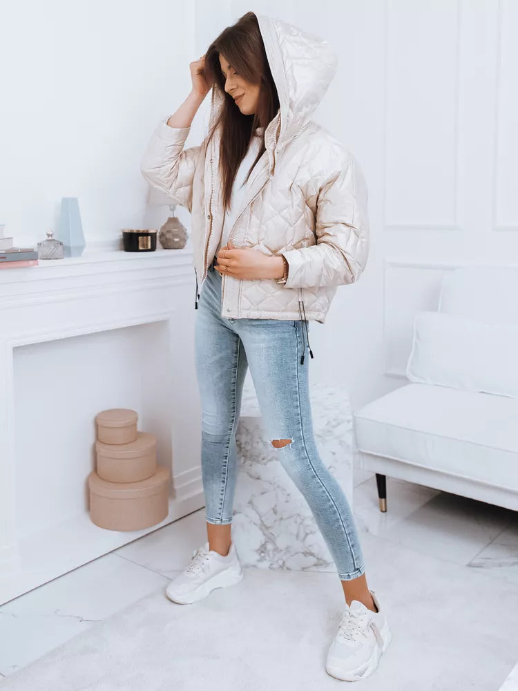 Light brown women's jacket Roma