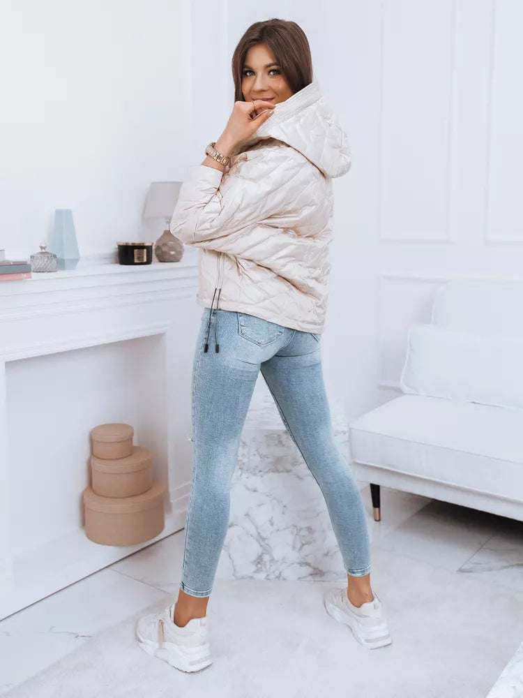 Light brown women's jacket Roma