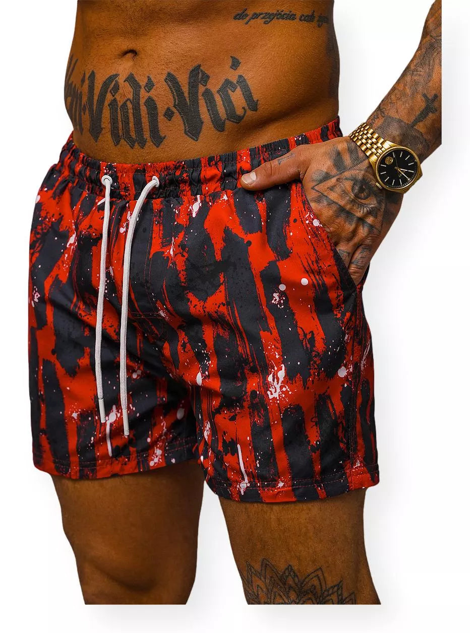 Buffalo striped swim shorts