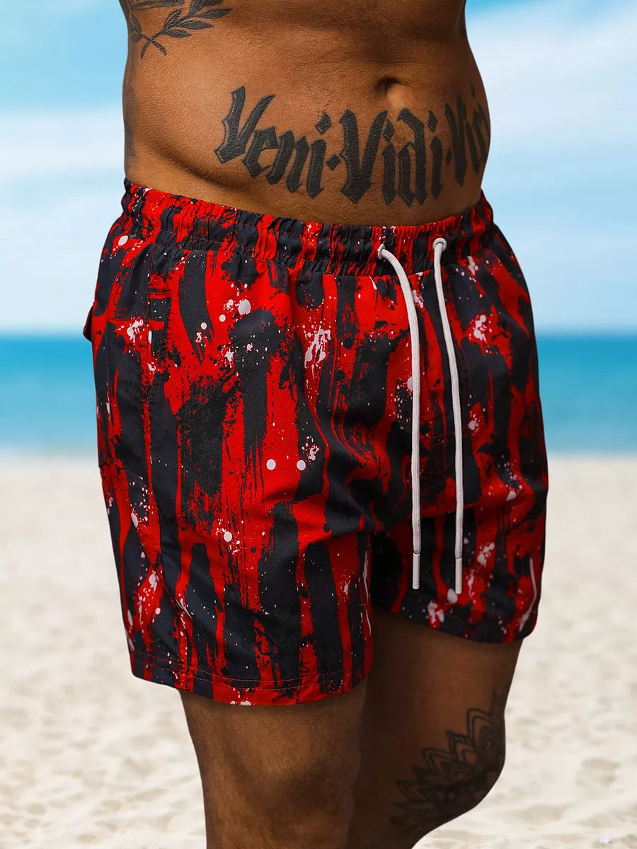 Buffalo striped swim shorts