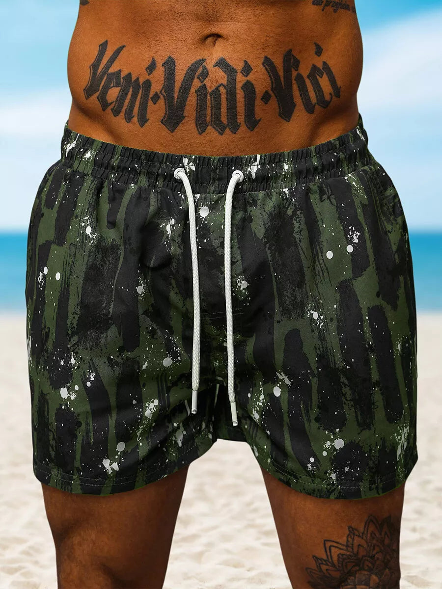 Buffalo striped swim shorts