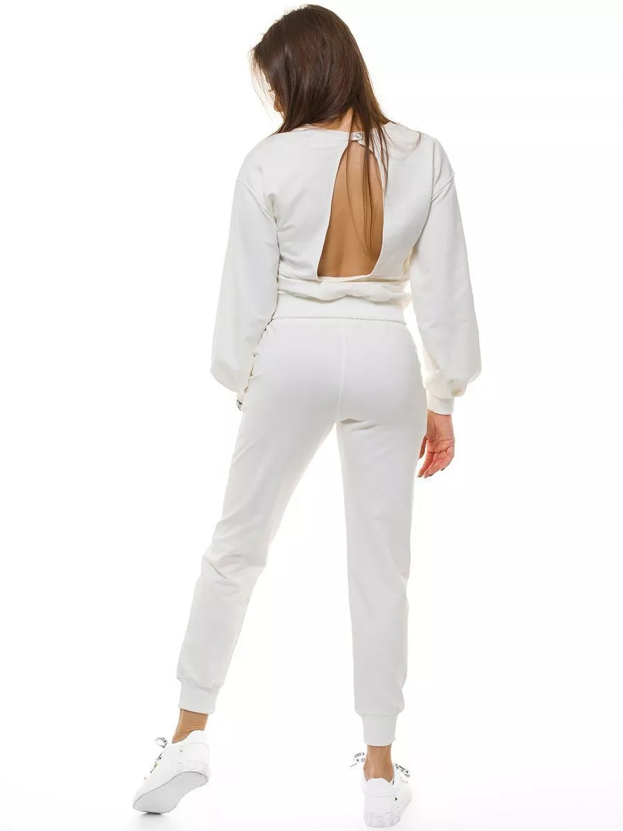 Ecru women's tracksuit Kotri