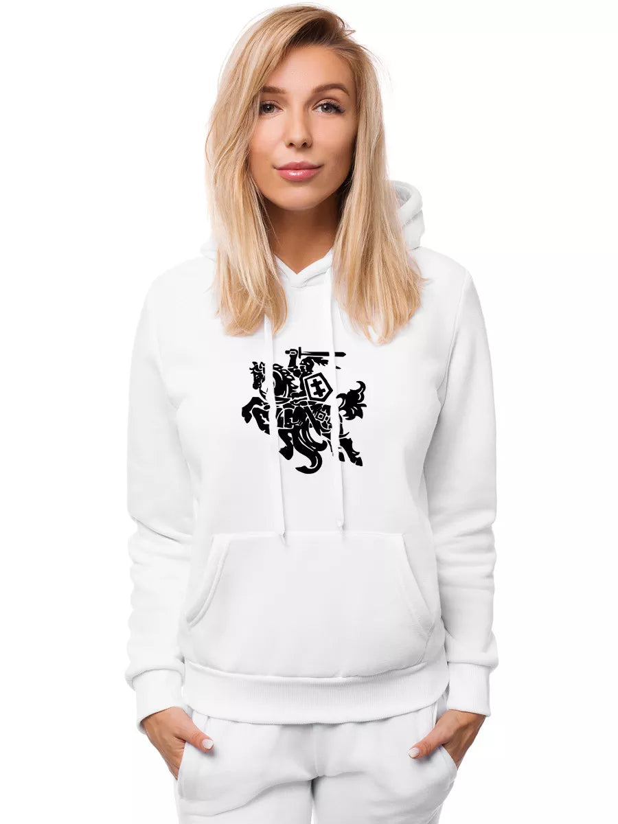 White women's hoodie Vytis