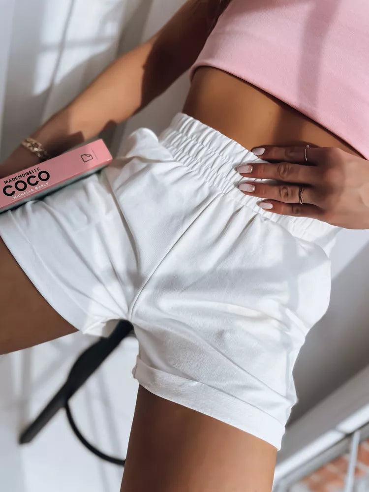 White women's shorts Kikil