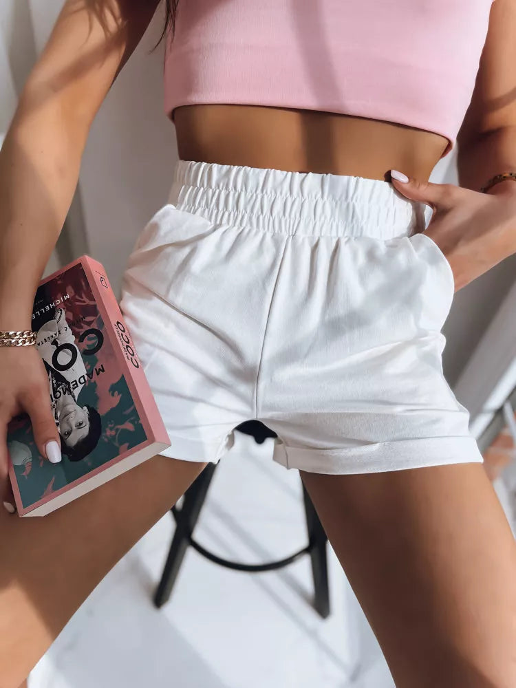 White women's shorts Kikil