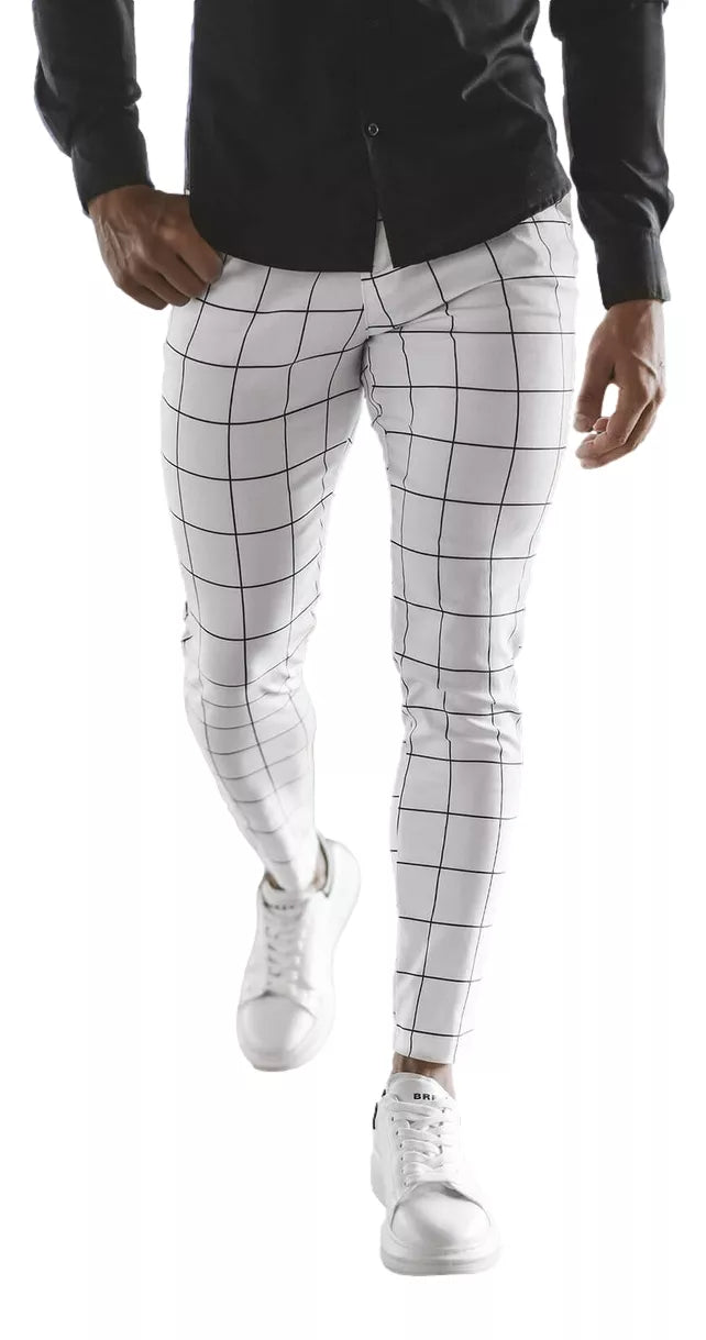 White men's trousers Karlin