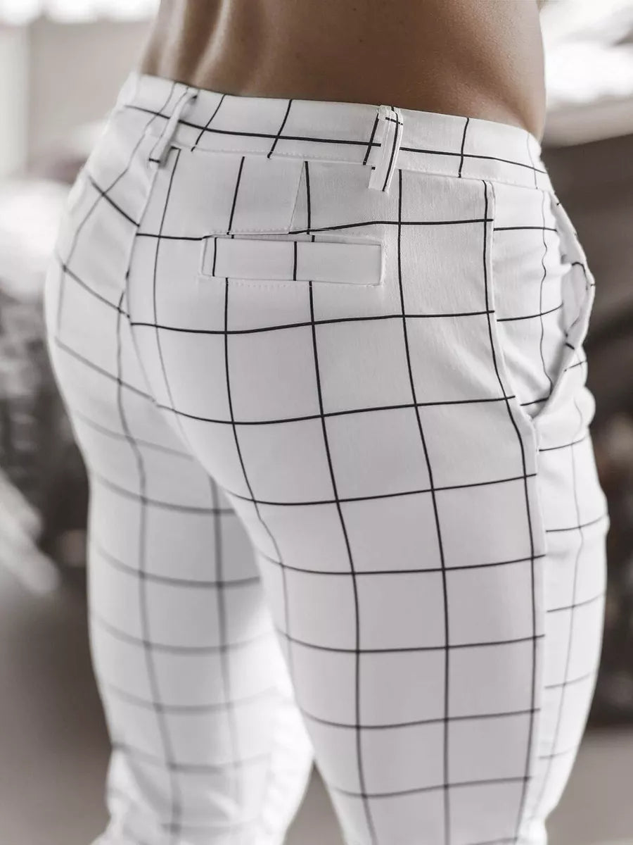 White men's trousers Karlin