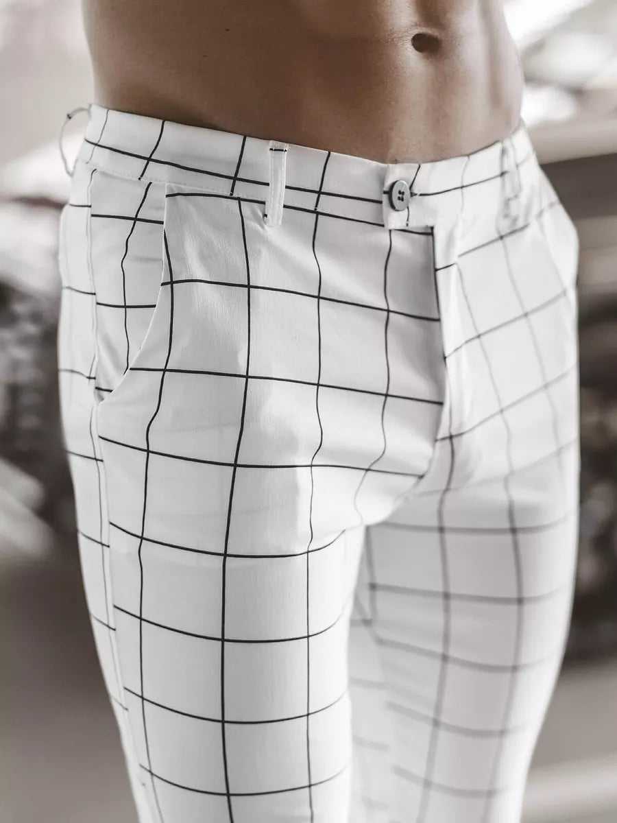 White men's trousers Karlin