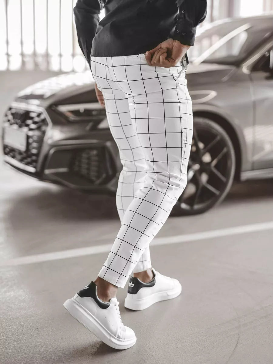 White men's trousers Karlin