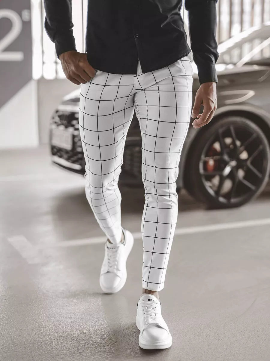 White men's trousers Karlin