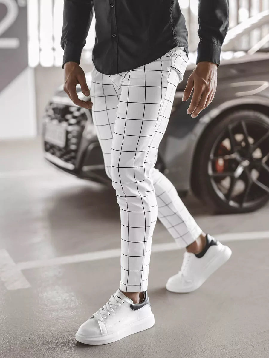 White men's trousers Karlin