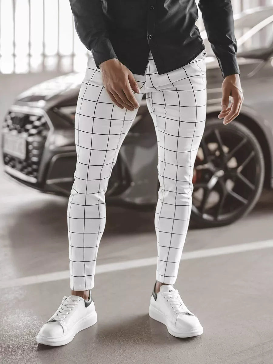 White men's trousers Karlin