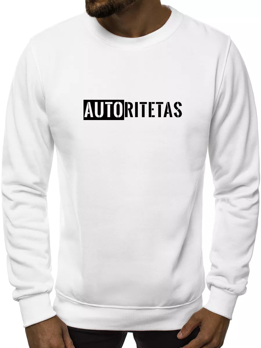 White men's sweater Authority