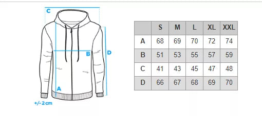 White sweatshirt with a hood Vona