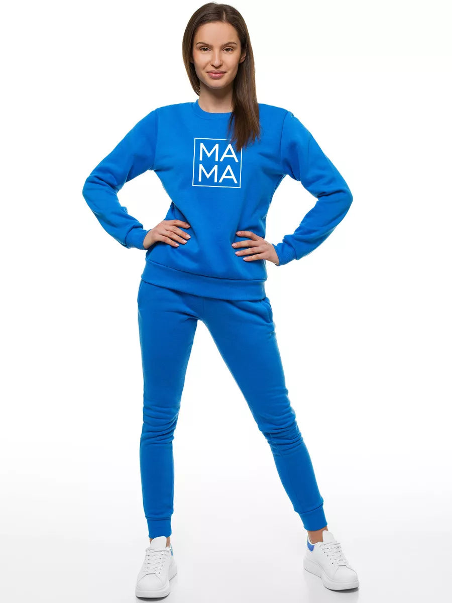 Women's light blue sweater MAMA