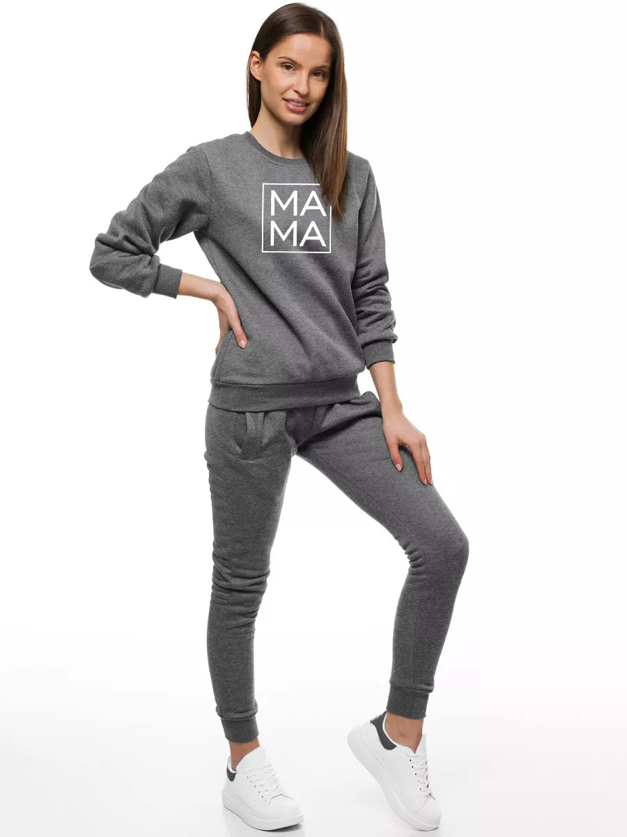 Women's gray sweater MAMA