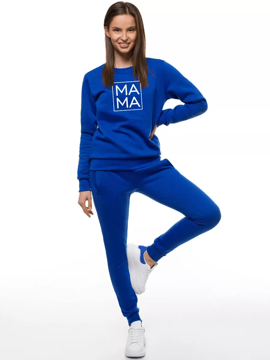 Women's blue sweater MAMA