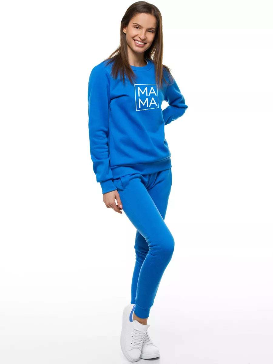 Women's light blue sweater MAMA