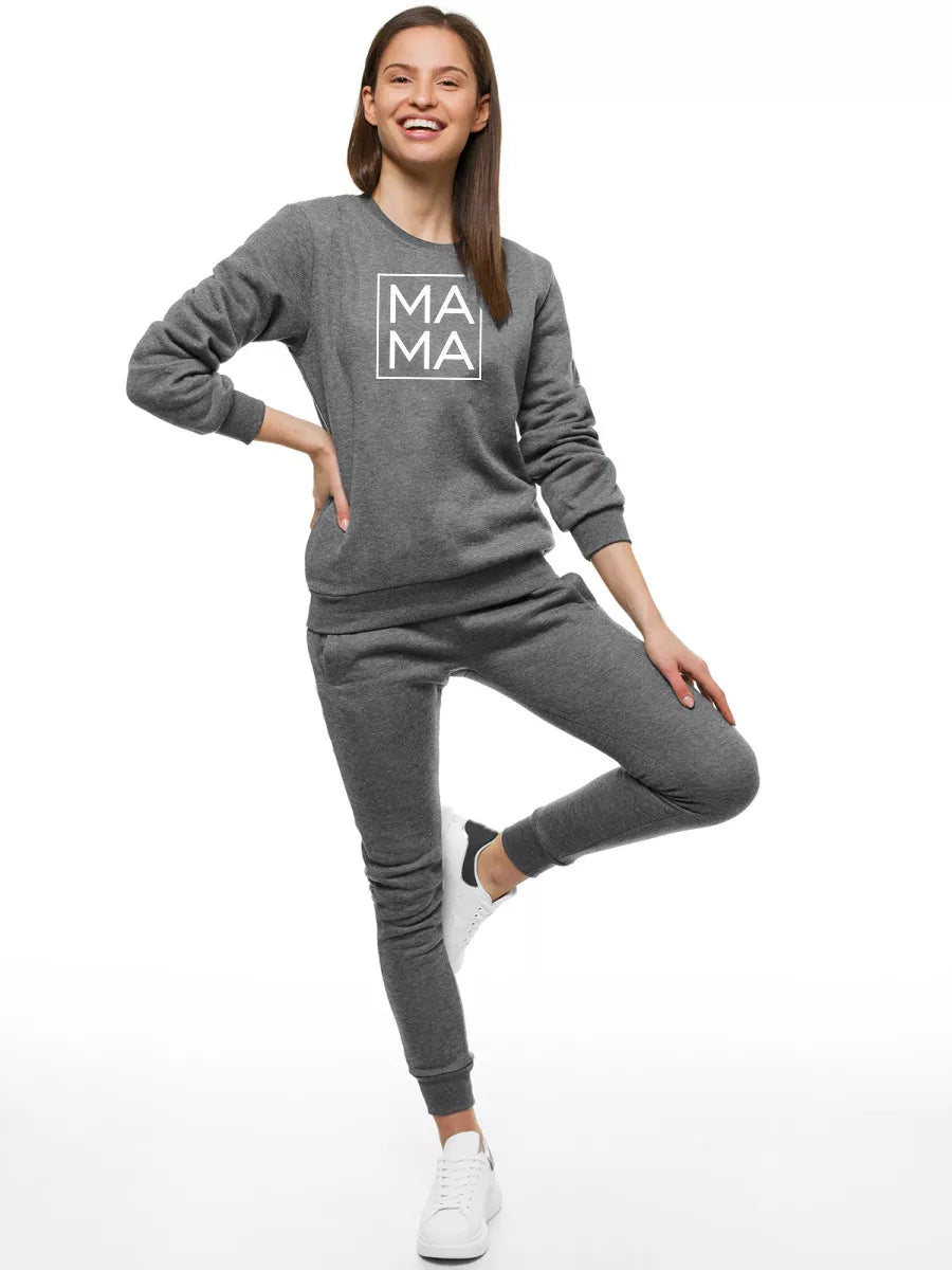 Women's gray sweater MAMA