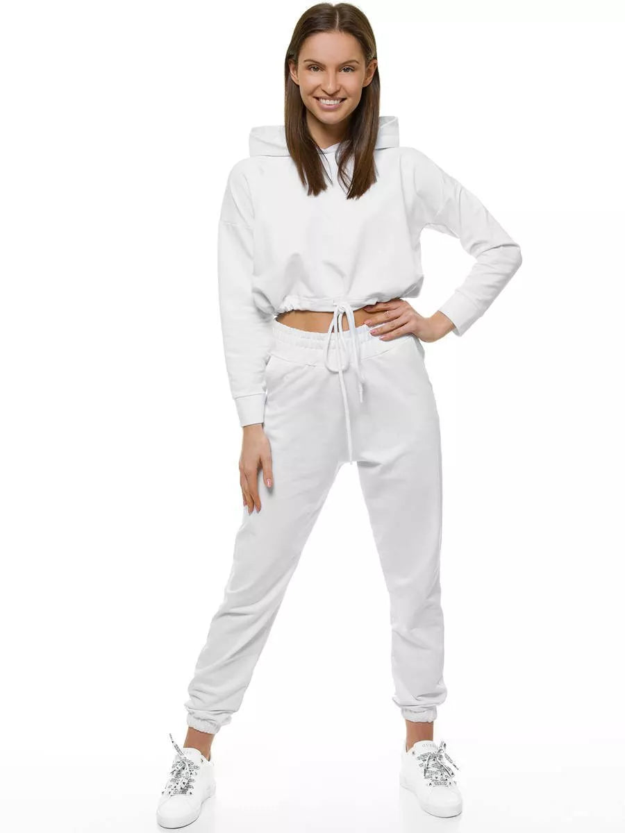 White women's sportswear set Evelin