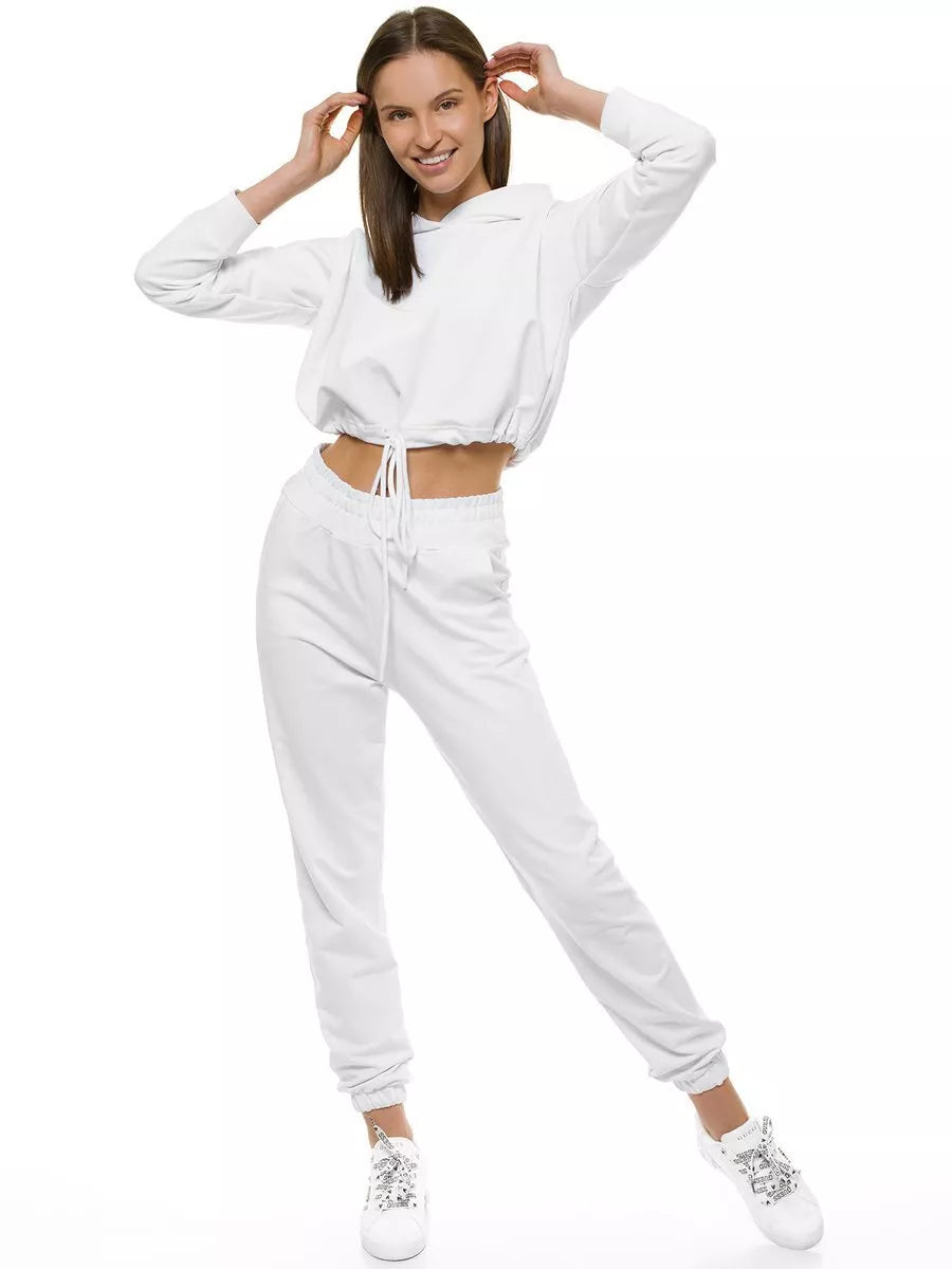 White women's sportswear set Evelin