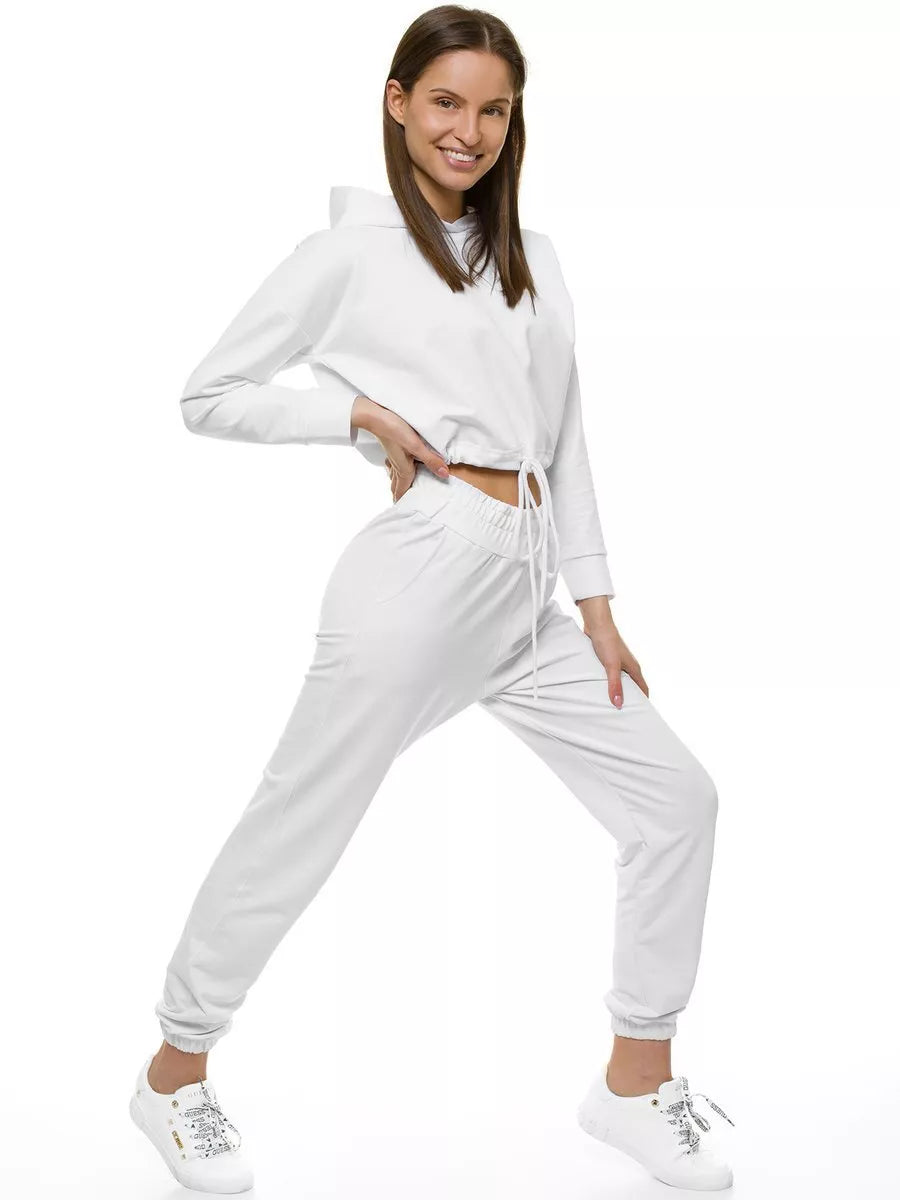 White women's sportswear set Evelin
