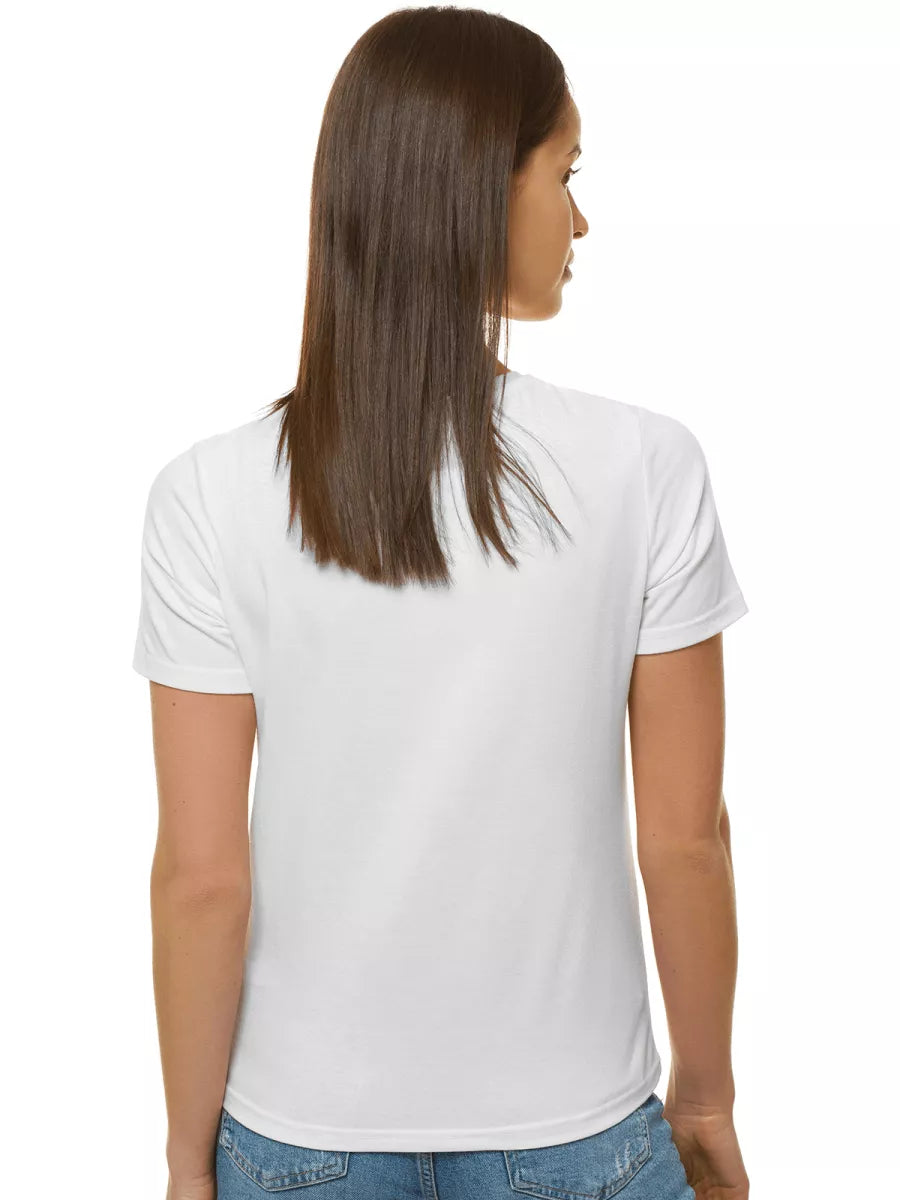 Women's white T-shirt Dian