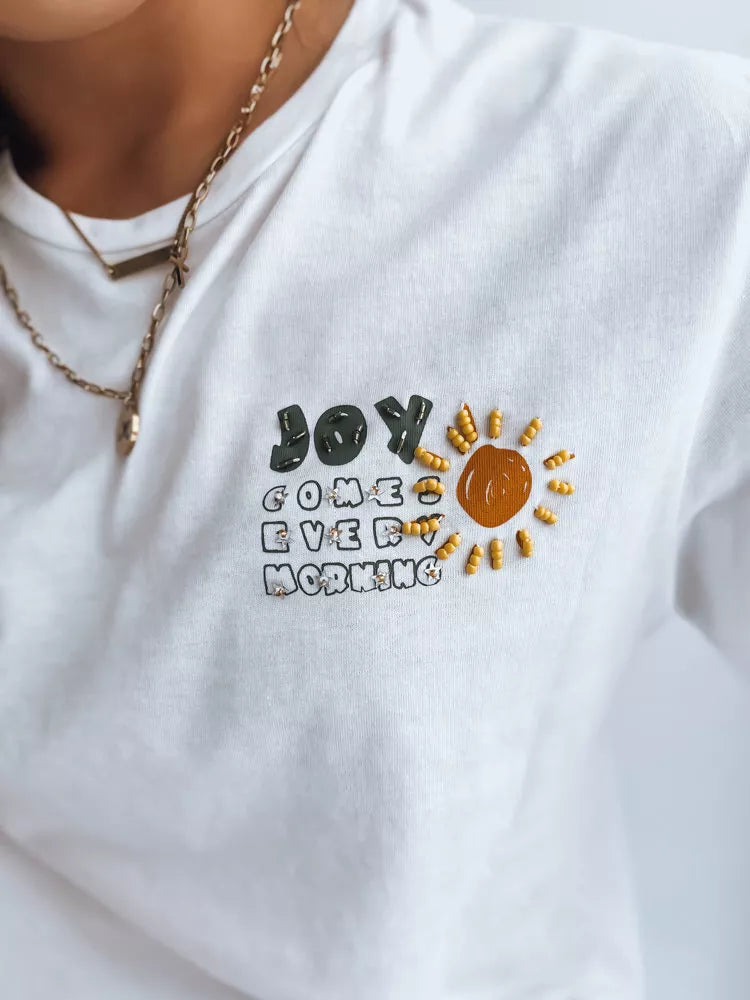 White T-shirt Joy