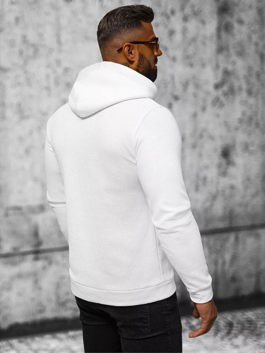 Men's white hoodie Merk
