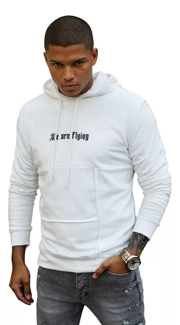 White men's sweater Fly