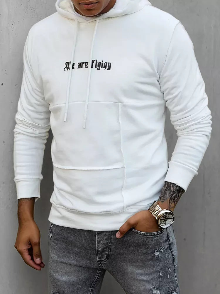 White men's sweater Fly