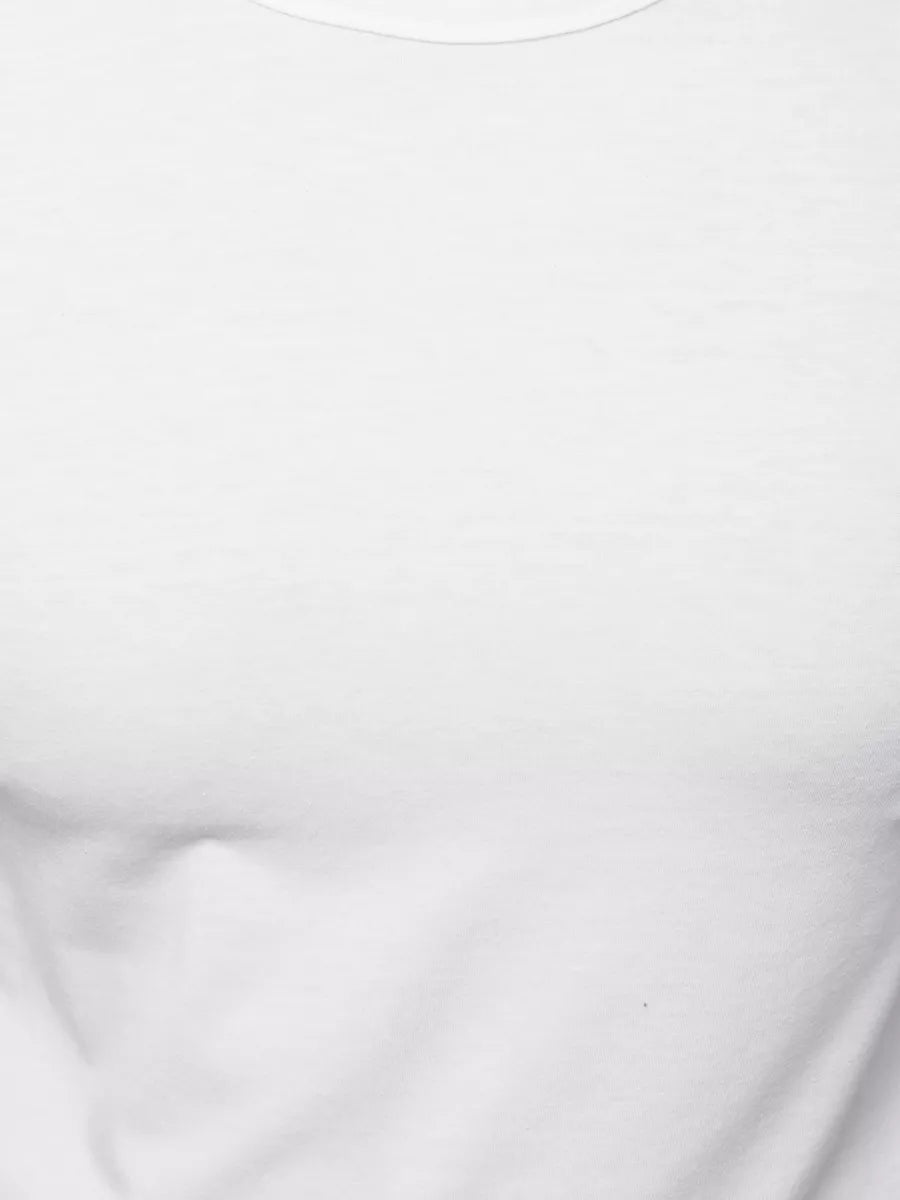 Sleeveless white men's T-shirt Look