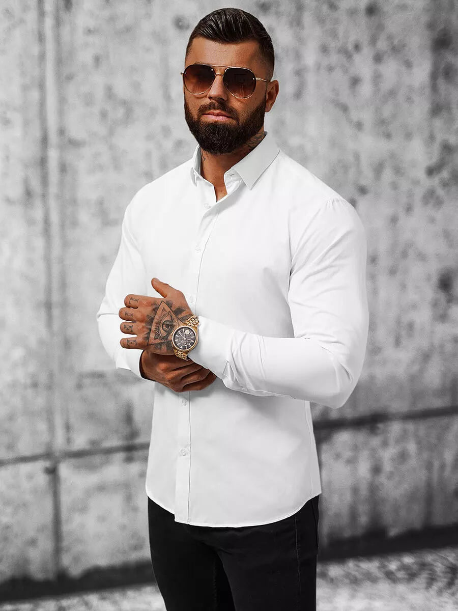 White men's shirt Firol