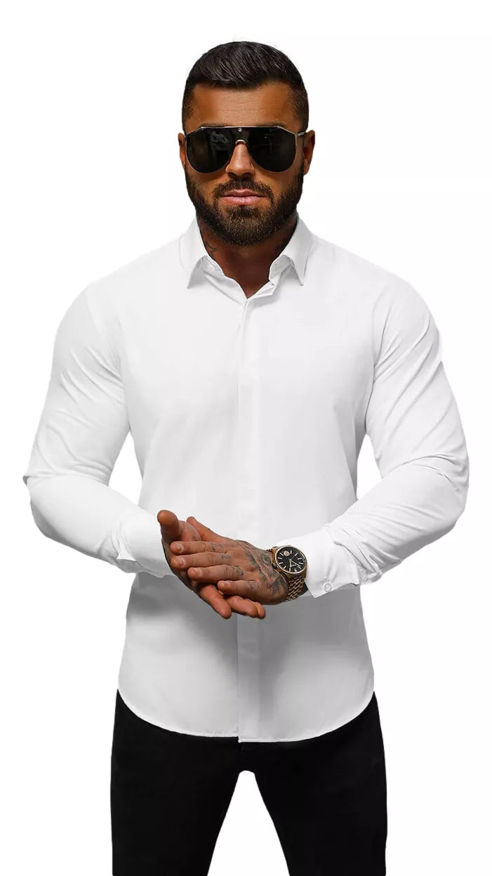 White men's shirt Fulio