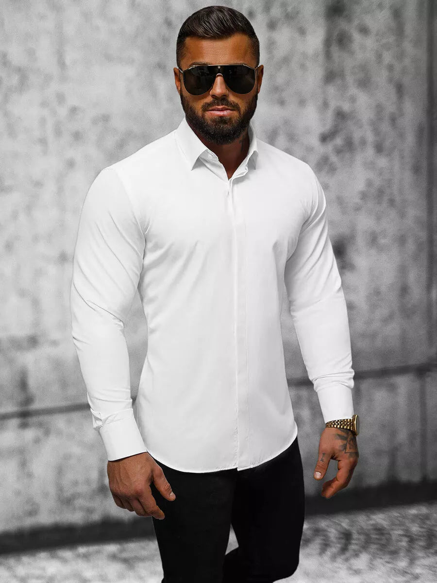 White men's shirt Fulio