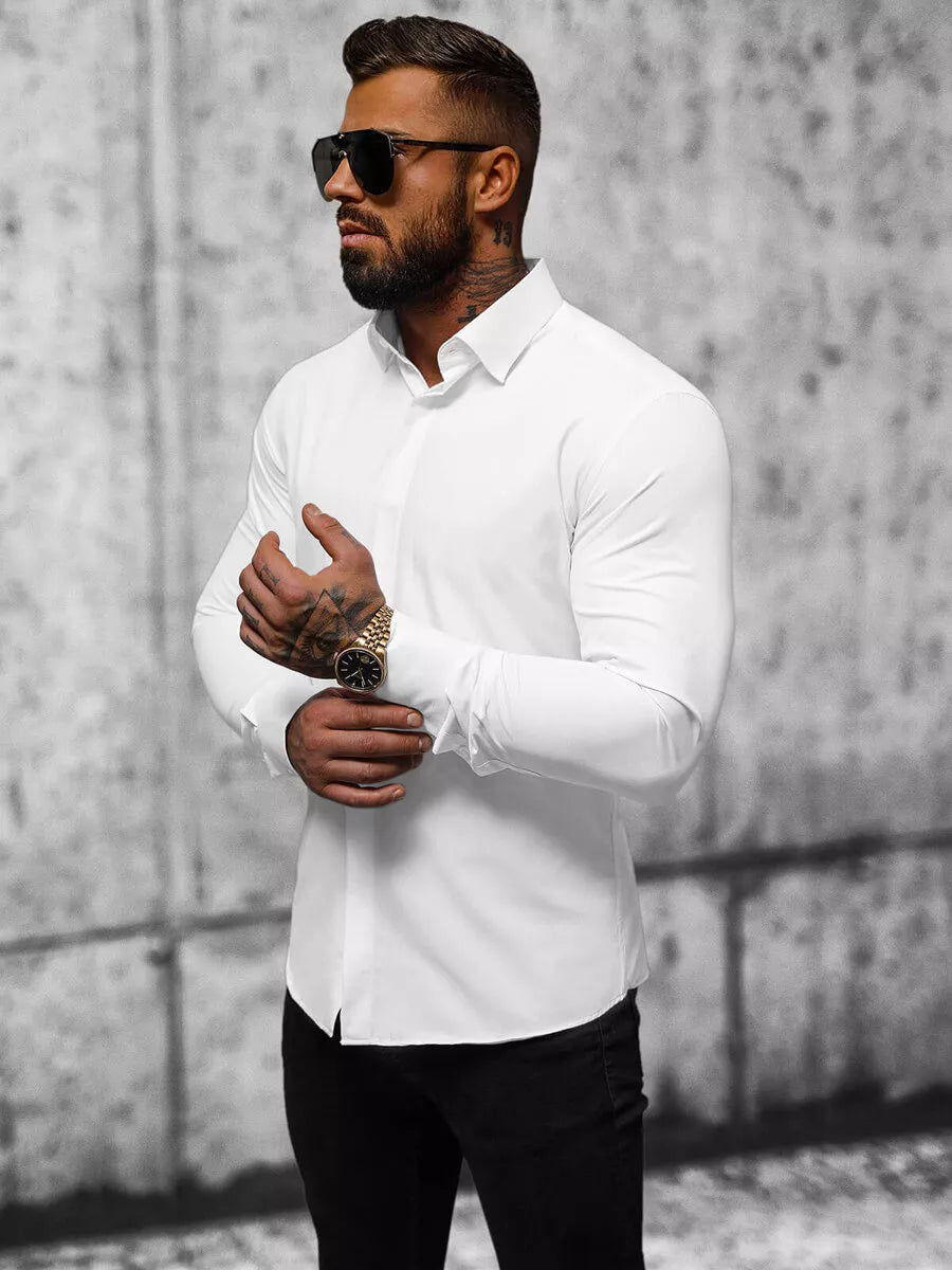 White men's shirt Fulio