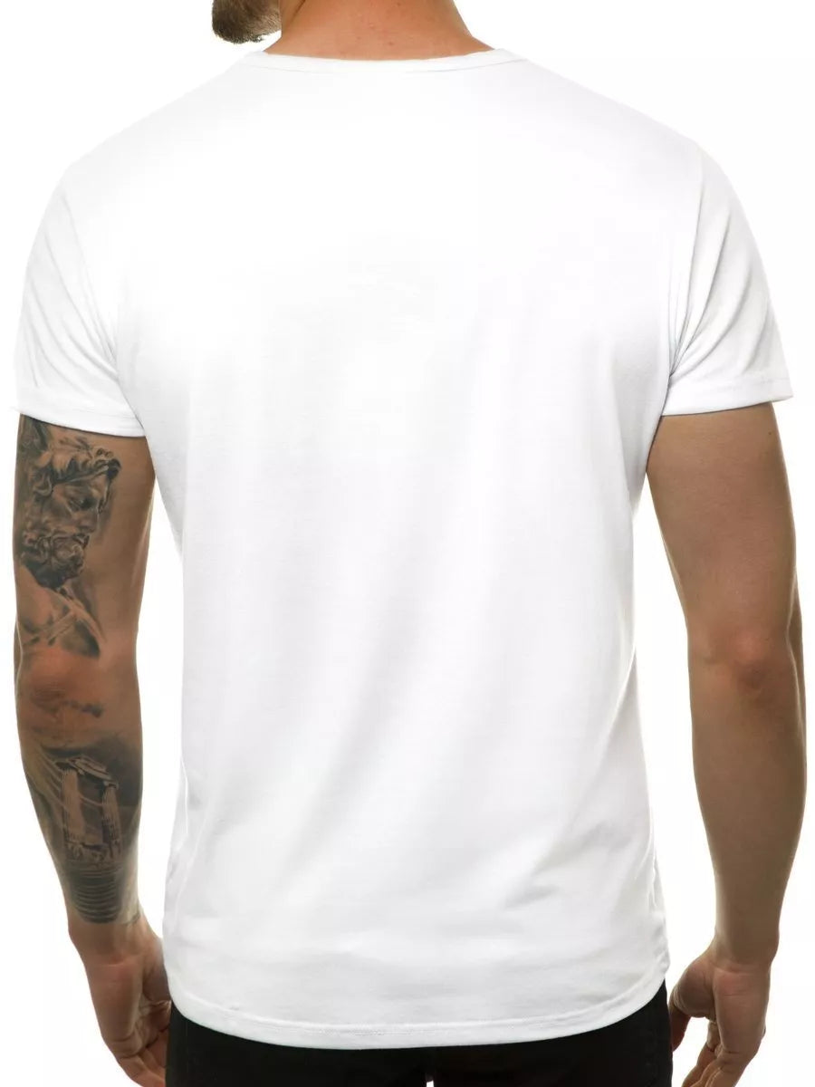 Men's white T-shirt Belo