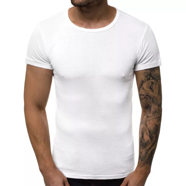 White men's T-shirt Lika