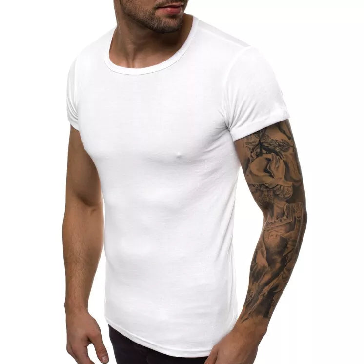 White men's T-shirt Lika