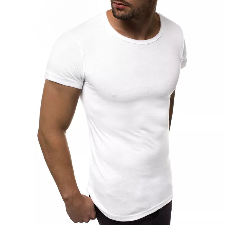White men's T-shirt Lika