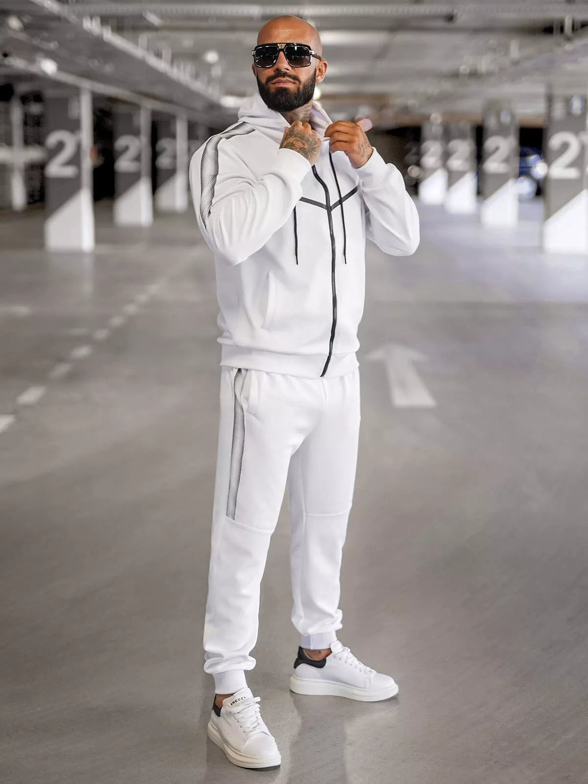 Ronex men's white tracksuit.