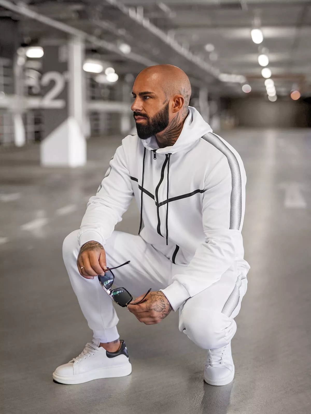 Ronex men's white tracksuit.