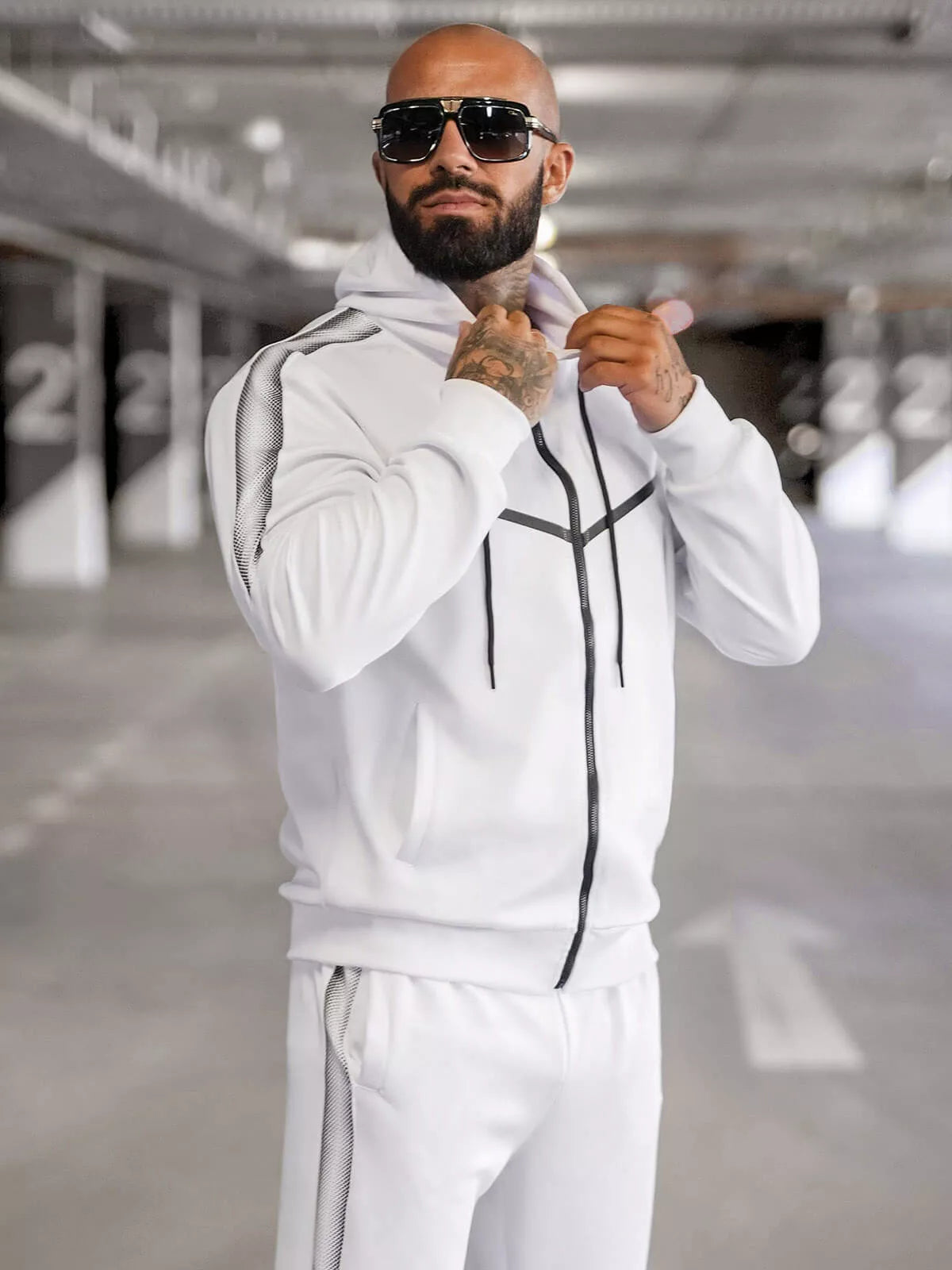 Ronex men's white tracksuit.