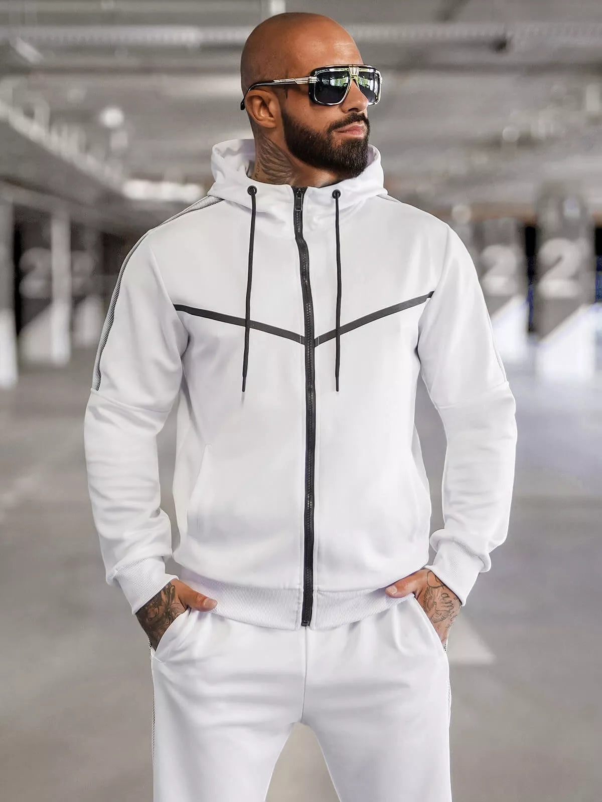 Ronex men's white tracksuit.