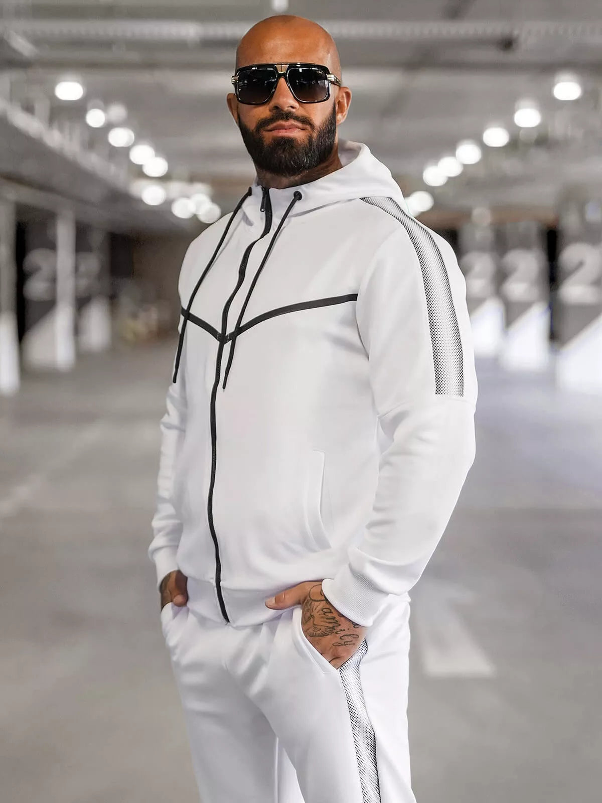 Ronex men's white tracksuit.