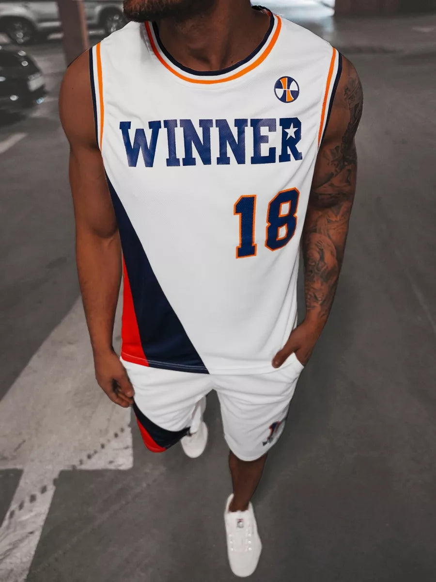 White men's tracksuit Winner