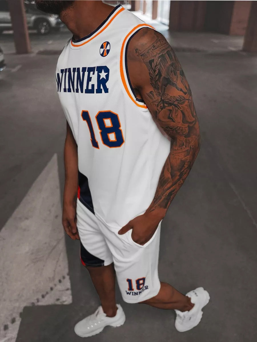 White men's tracksuit Winner