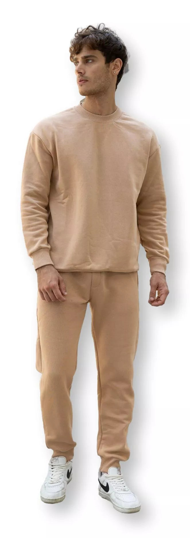 Sand-colored men's suit Lipo