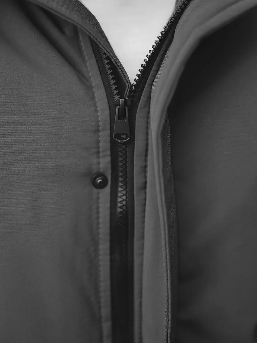 Bomber style winter dark gray men's jacket Lemor