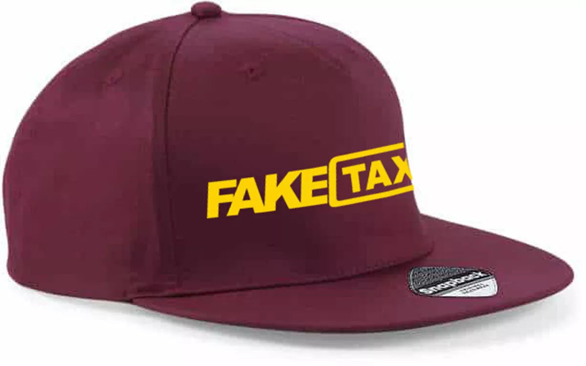FakeTaxi burgundy full cap
